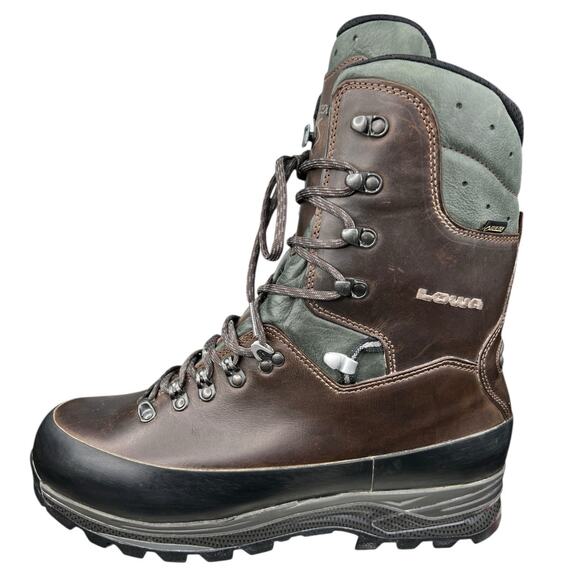 LOWA Men’s Tibet Evo GTX Hi Brown Leather Hiking Boots Size US 13 - Picture 3 of 10